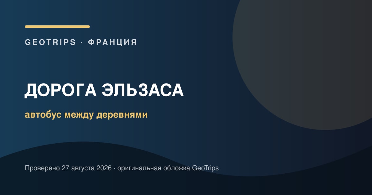 Винная дорога Эльзаса на автобусе: как собрать реальный день